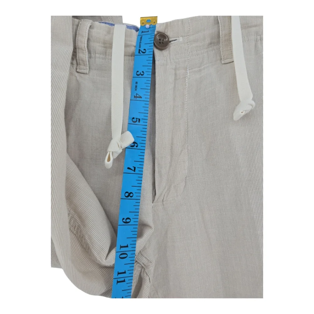 Banana Republic Men's Linen-Cotton Blend Pant Size 32 x 32 Drawstring